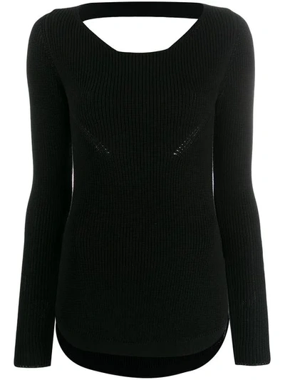 Gentry Portofino Knit Sweater In Black