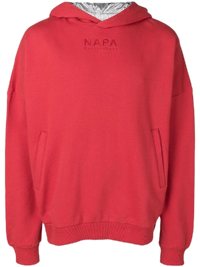 Napa By Martine Rose Oversized Logo Hoodie - Red