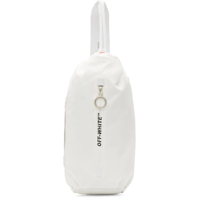 Off-white Convertible Nylon Belt Bag In White