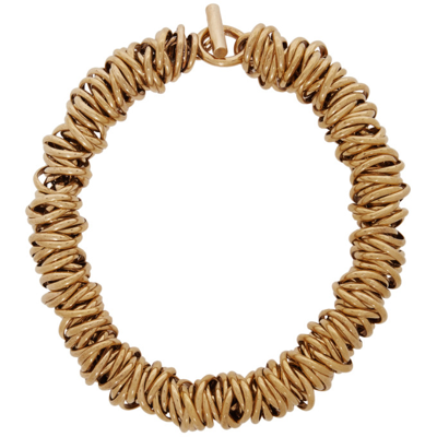 Balenciaga Multi-ring Bracelet In 0604 Gold