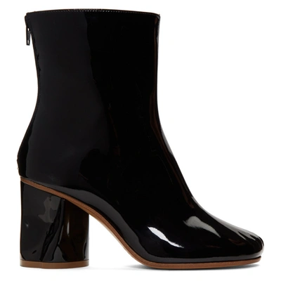 Maison Margiela Ankle Boots With Crushed Heel In Black