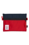 Topo Designs Accessory Bag In Navy/red