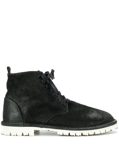 Marsèll Contrast Sole Boots In Black