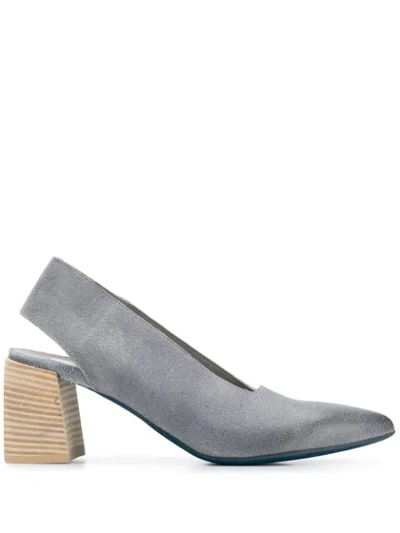 Marsèll Block Heel Pumps In Slate Blue