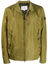 Peuterey Jacket With Logo Tag In Green