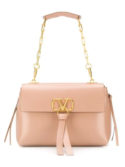 Valentino Garavani Medium Vring Chain Bag In Pink