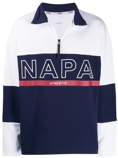 Napa By Martine Rose Logo Pullover Fleece In White