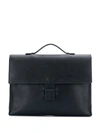 Orciani Panelled Briefcase Bag - Blue