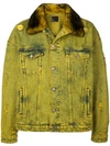 Alchemist Rocky Denim Jacket In Yellow