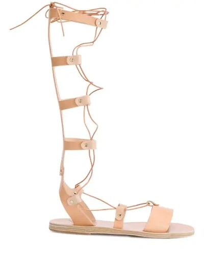 Ancient Greek Sandals Gladiator Sandals In Neutrals