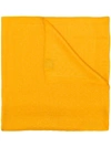 Gucci Lurex Gg Jacquard Stole In Yellow