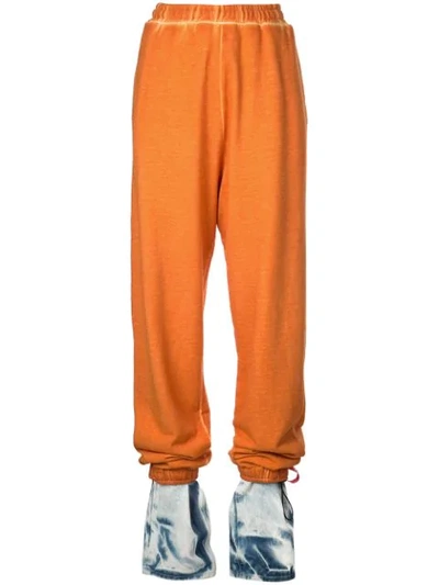Y/project Layered Track Pants - Orange