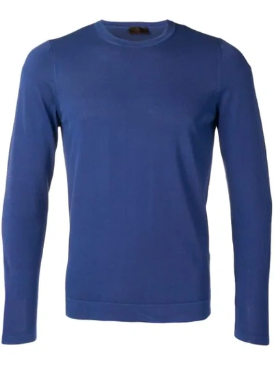 Altea Ribbed Sweater In Blue