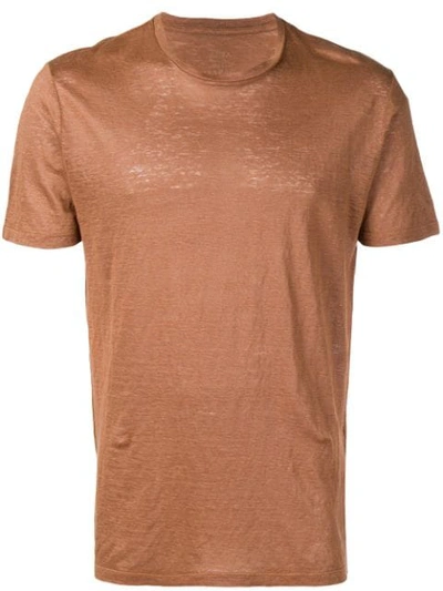 Altea Round Neck T-shirt - Brown