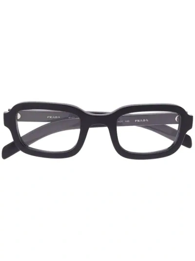 Prada Eyewear Square Sunglasses - Black