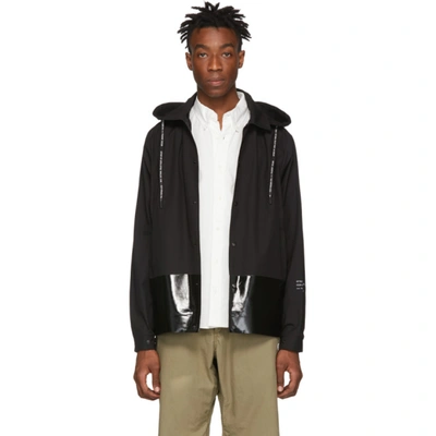 Moncler Genius 7 Moncler Fragment Hiroshi Fujiwara Black Giubbotto Ska Coat In 999-black