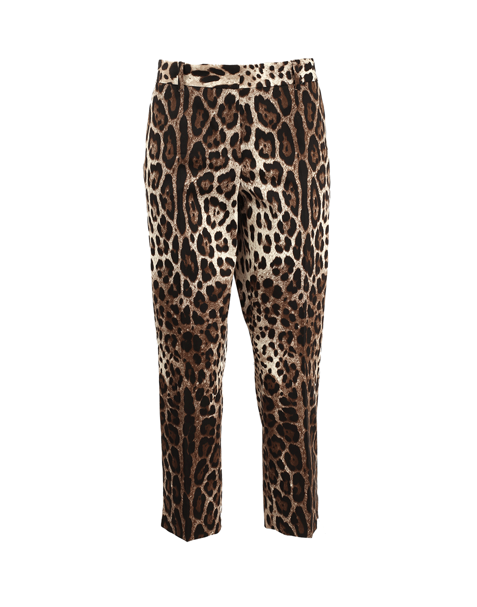 Dolce & Gabbana Pants In Printed Cotton In Leopard | ModeSens