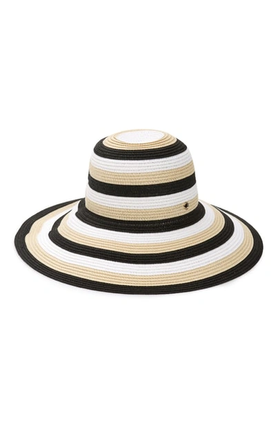 Kate Spade Hey Sunshine Stripe Sun Hat - Black