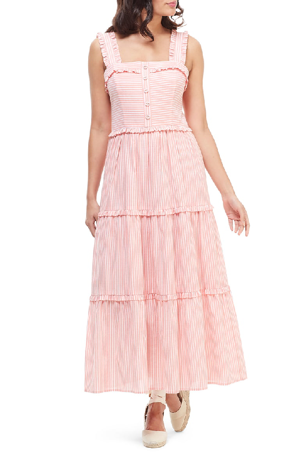 courtney rio stripe lawn maxi dress