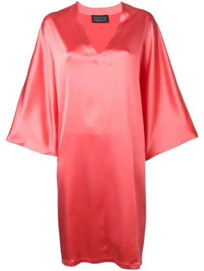Gianluca Capannolo Loose Fitting Dress In Pink