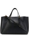 Valentino Garavani Garavani Vlogo Tote Bag In Black