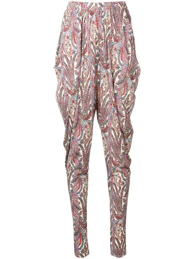 Isabel Marant Hose Mit Paisley-print - Weiss In White