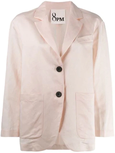 8pm Basic Blazer In Pink