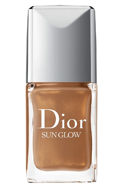 Dior Vernis Gel Shine & Long Wear Nail Lacquer In 026 Sun Glow