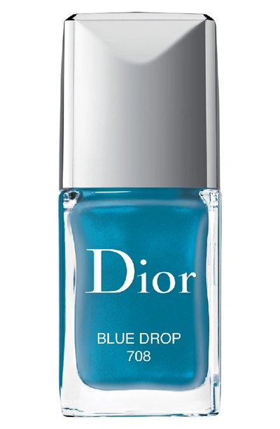 Dior Vernis Gel Shine & Long Wear Nail Lacquer - 708 Blue Drop