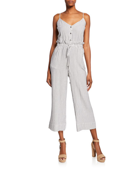 splendid striped jumpsuit