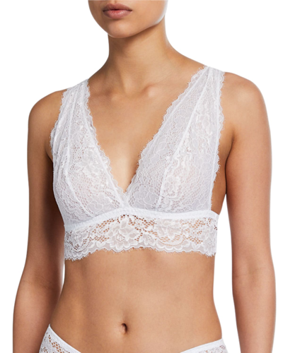 Cosabella Pret A Porter Wide-strap Bralette In White