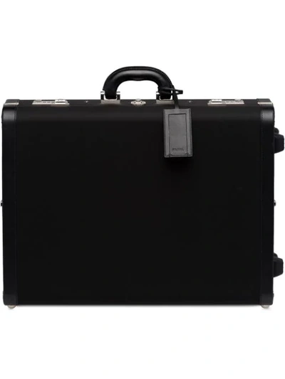 Prada Nylon Trolley In Black