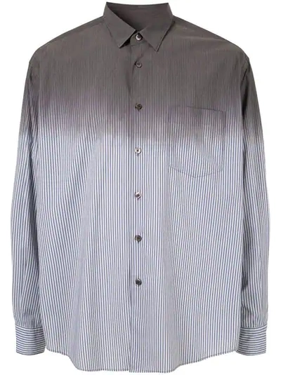 Ports V Gradient Shirt In Grey