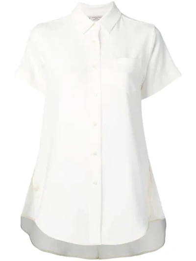 Alberto Biani 宽松短袖衬衫 - 白色 In White
