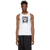Ann Demeulemeester Graphic Print Tank Top In White