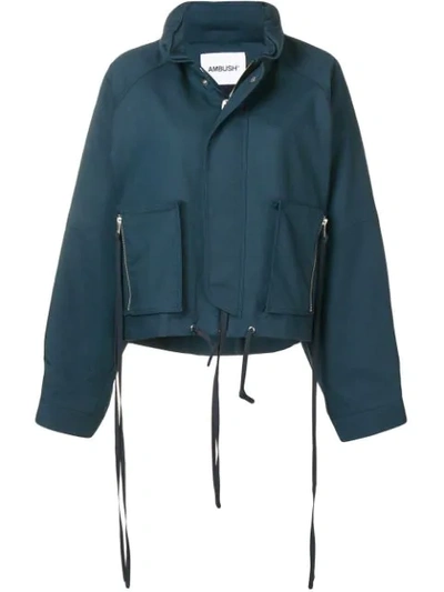 Ambush Drawstring Jacket In Blue