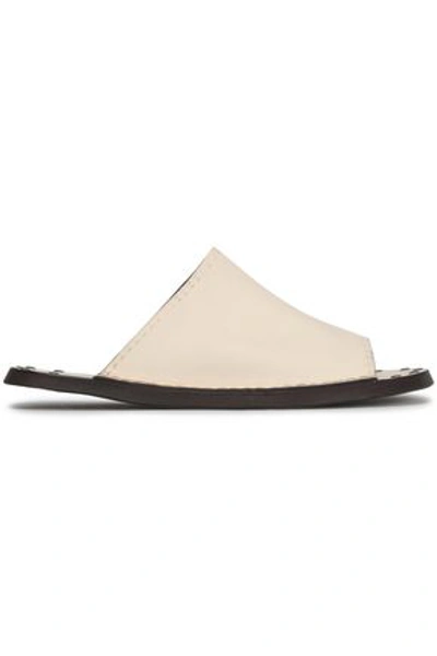 See By Chloé Leather Slides In Cream