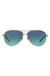 Tiffany & Co 0tf3049b Aviator Sunglasses In Blue