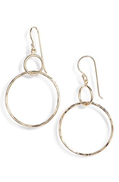 Argento Vivo Double Hoop Earrings In Gold