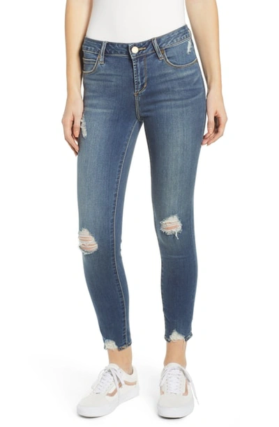 Articles Of Society Suzy Distressed Crop Skinny Jeans In Turks Med Wash