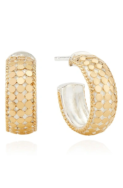 Anna Beck Small Dome Hoop Earrings In Gold