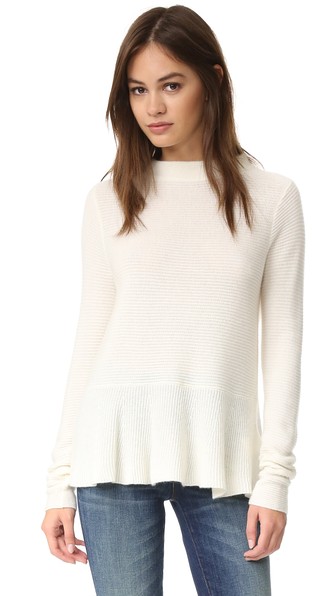 club monaco white sweater