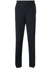 Valentino Vltn Straight Leg Trousers In Blue