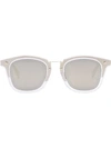 Fendi Ff Square Frame Sunglasses In Gold