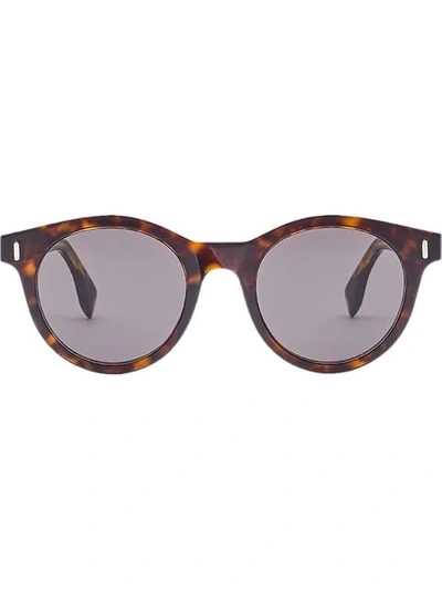 Fendi Havana Sunglasses In Brown