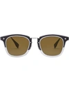 Fendi Ff Square Frame Sunglasses In F16qd-ruth.+tr. Dk Grey Ff