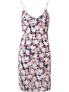 Gilda & Pearl Jardin Printed Slip Dress In Pink