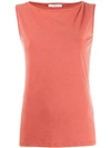 Circolo 1901 Relaxed Vest In Orange