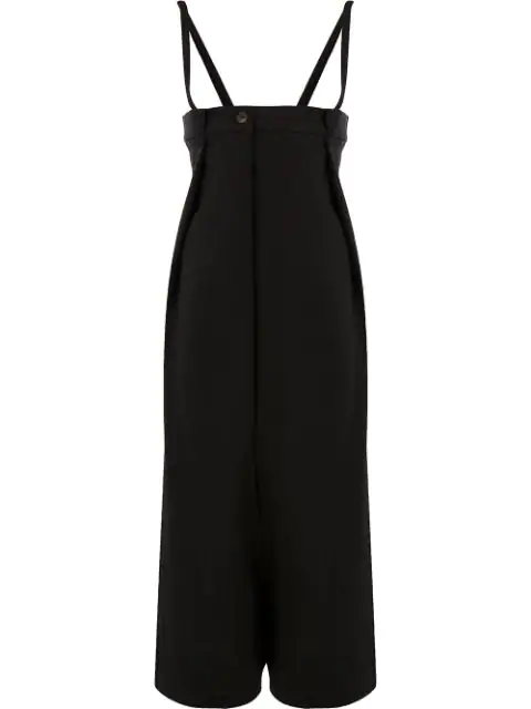 black spaghetti strap jumpsuit