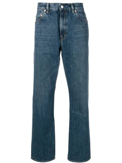 Our Legacy Wide Leg Jeans In Blue